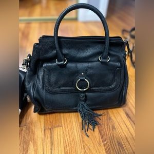 Black Purse With Strap